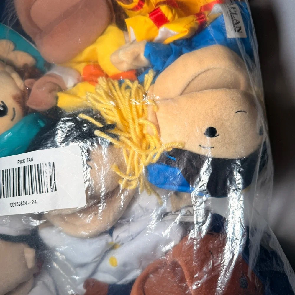 Kaplan Occupation Puppet‎ Set Kids Multicolor Plush Educational Career Learning